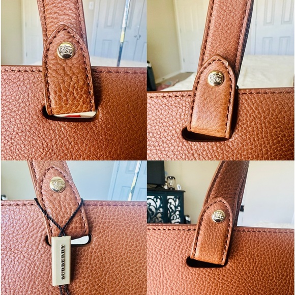 Authentic Burberry Rolled up Canvas Tote/Handbag - Picture 7 of 16